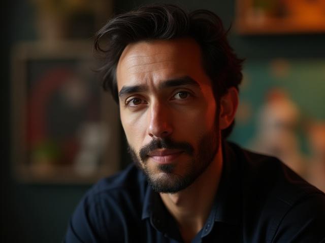 Retrato profesional de Carlos Mendoza, Director de Arte